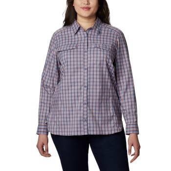 Columbia Ženske Košulje - Silver Ridge Lite Plaid Long Sleeve Plus Size Visebojne | WYOL-83156